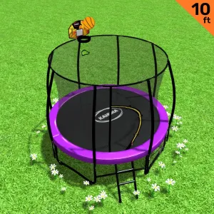 Kahuna 10ft UV-Stabilised Trampoline Set with Safety Net & Hoop