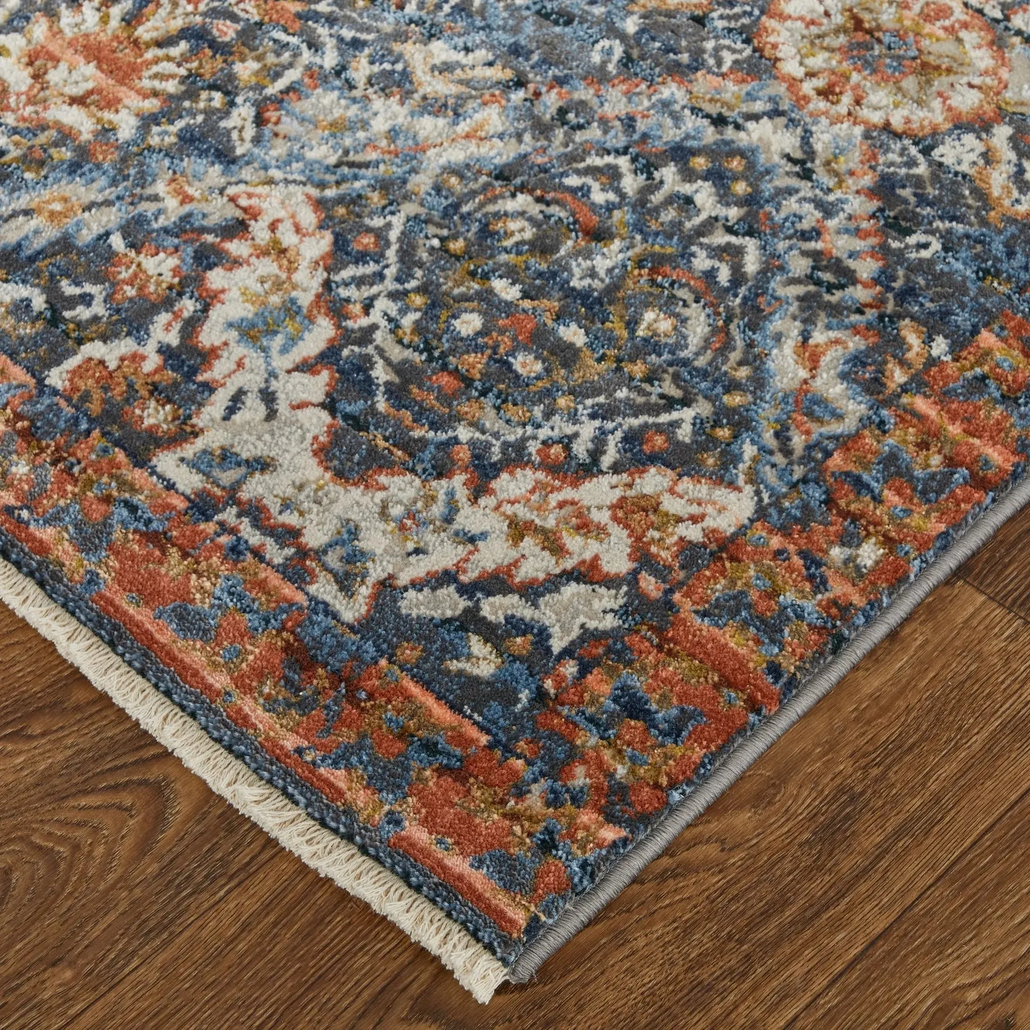 Kaia KAI39HRF Navy/Blue Rug