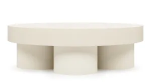 Kaia - Kaia Coffee Table, Alabaster Concrete