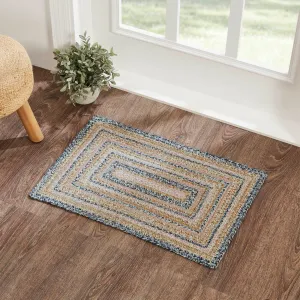 Kaila Rectangle Braided Rug 20x30" - with Pad