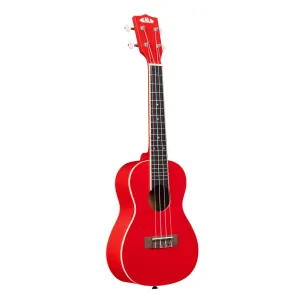 Kala Candy Apple Red Concert Ukulele w/Bag