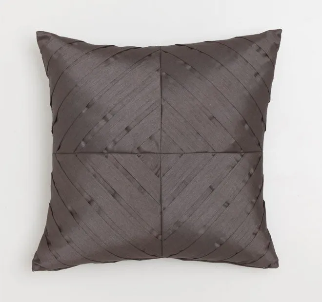 Kaleidoscope Charcoal Cushion by Logan & Mason Ultima