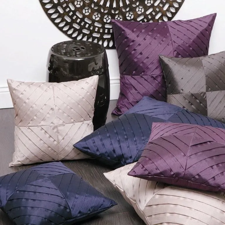 Kaleidoscope Charcoal Cushion by Logan & Mason Ultima