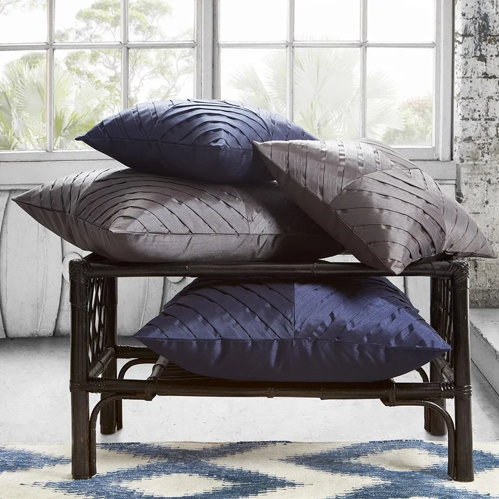 Kaleidoscope Charcoal Cushion by Logan & Mason Ultima