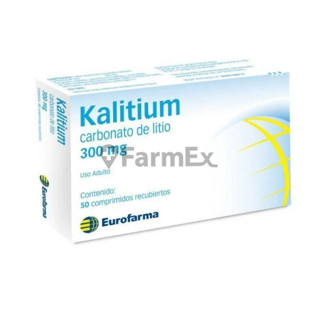 Kalitium 300 mg x 50 comprimidos "Ley Cenabast" susc-1 de 2 meses