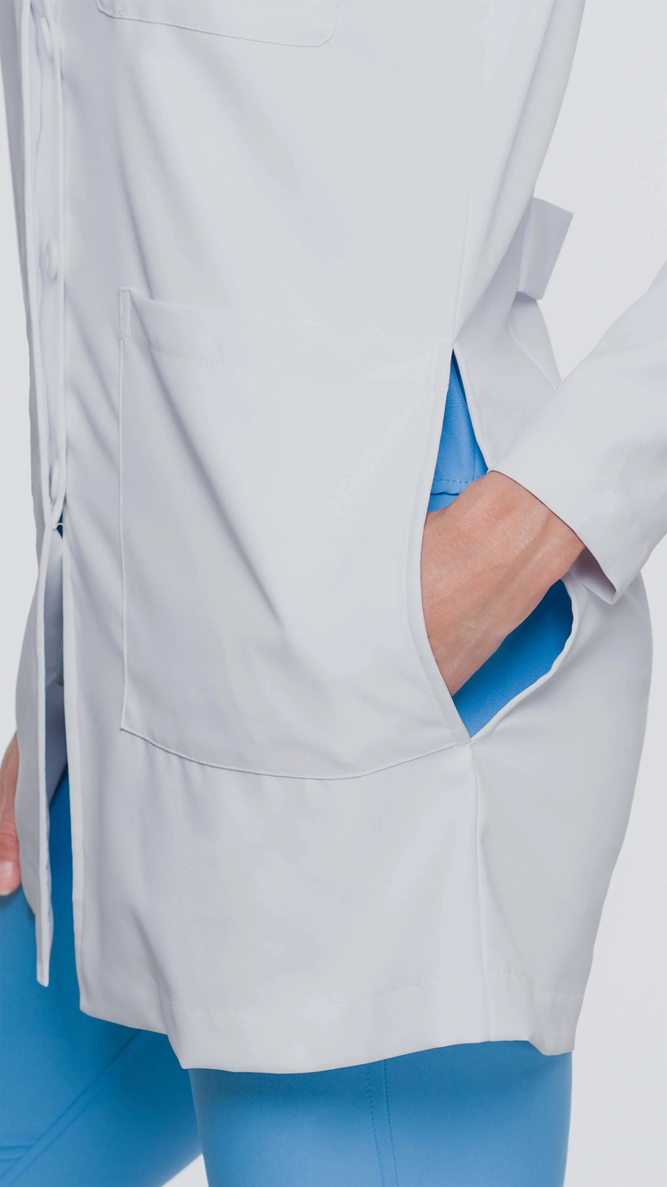 Kanaus® Dynamic Lab Coat Deep White | Dama