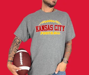 Kansas City Football Basic Grey Tee