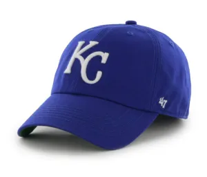 Kansas City Royals 47 Brand Blue White The Franchise Fitted Hat Cap