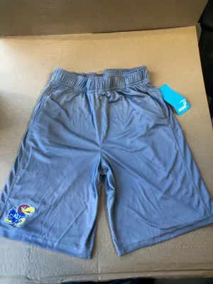 Kansas Jayhawks Youth Gray shorts