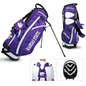 Kansas State Wildcats Team Golf Fairway Light 14-Way Top Golf Club Stand Bag