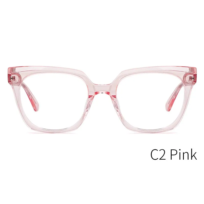 Kansept Women's Full Rim Cat Eye Acetate Alloy Frame Eyeglasses Me1202