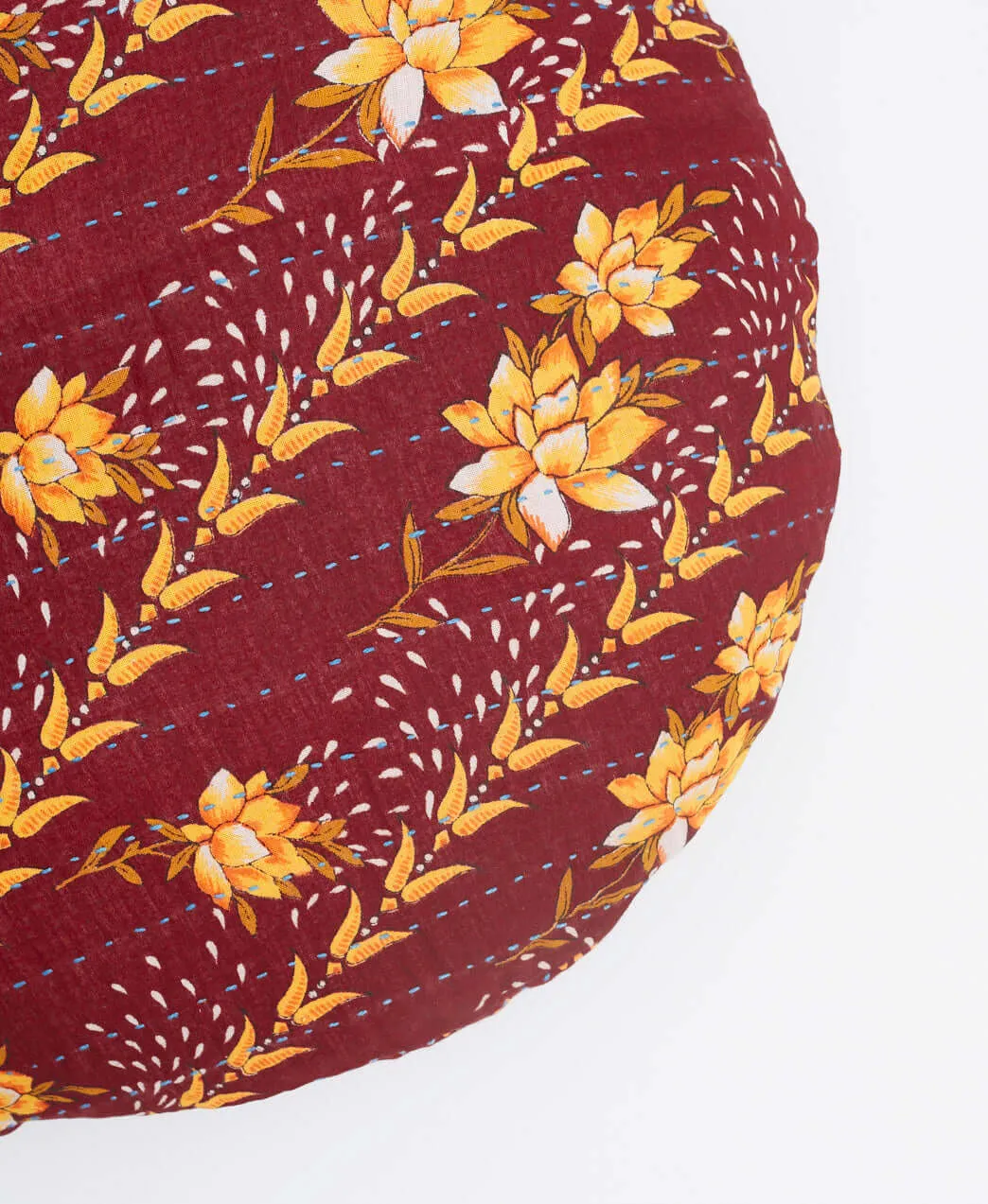 Kantha Round Pillow - No. 230524