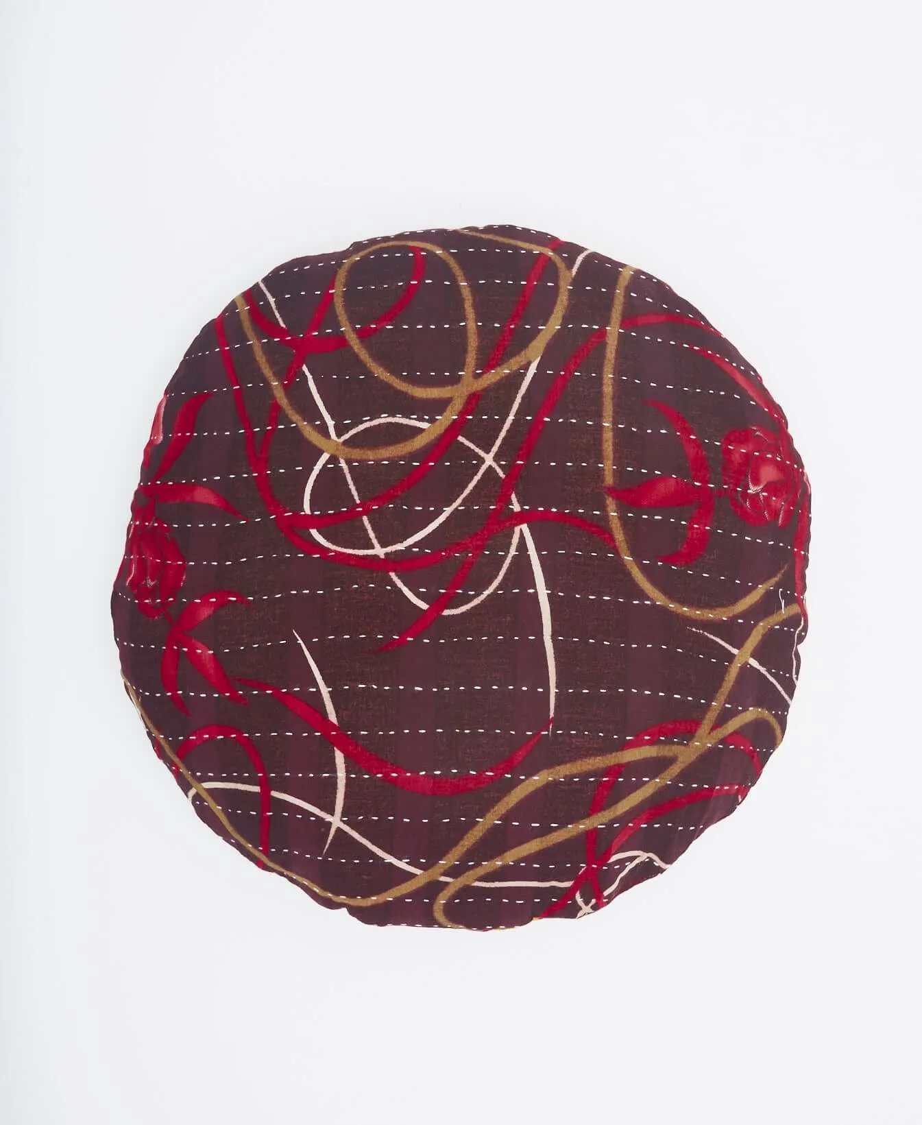 Kantha Round Pillow - No. 230530