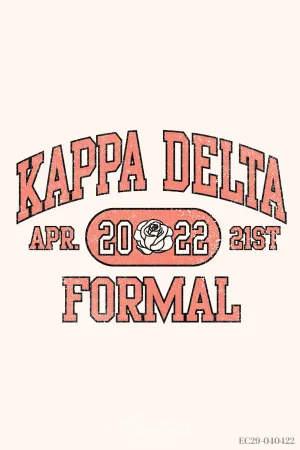 Kappa Delta North Carolina State University Formal T-shirt