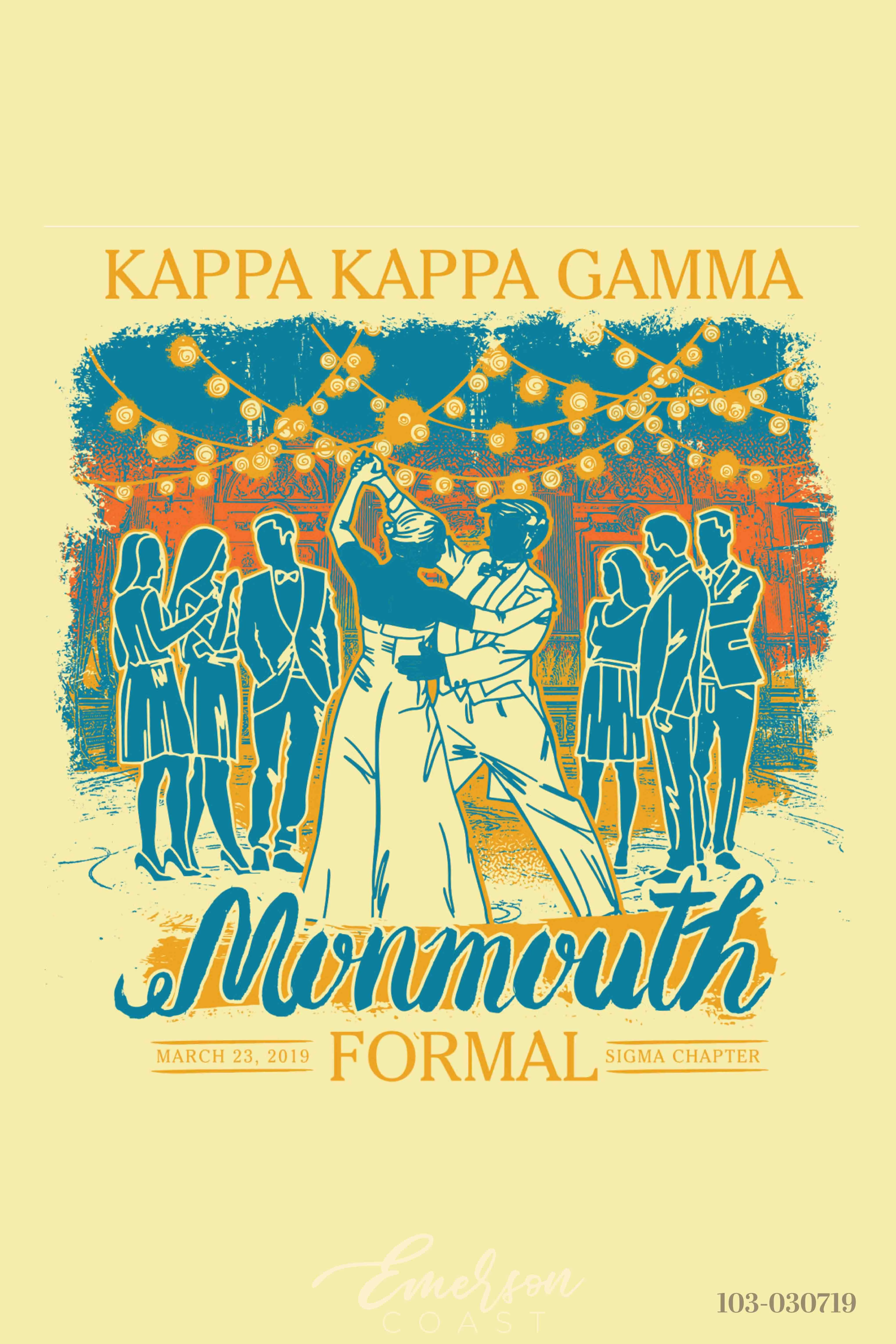 Kappa Kappa Gamma Monmouth Formal T-shirt