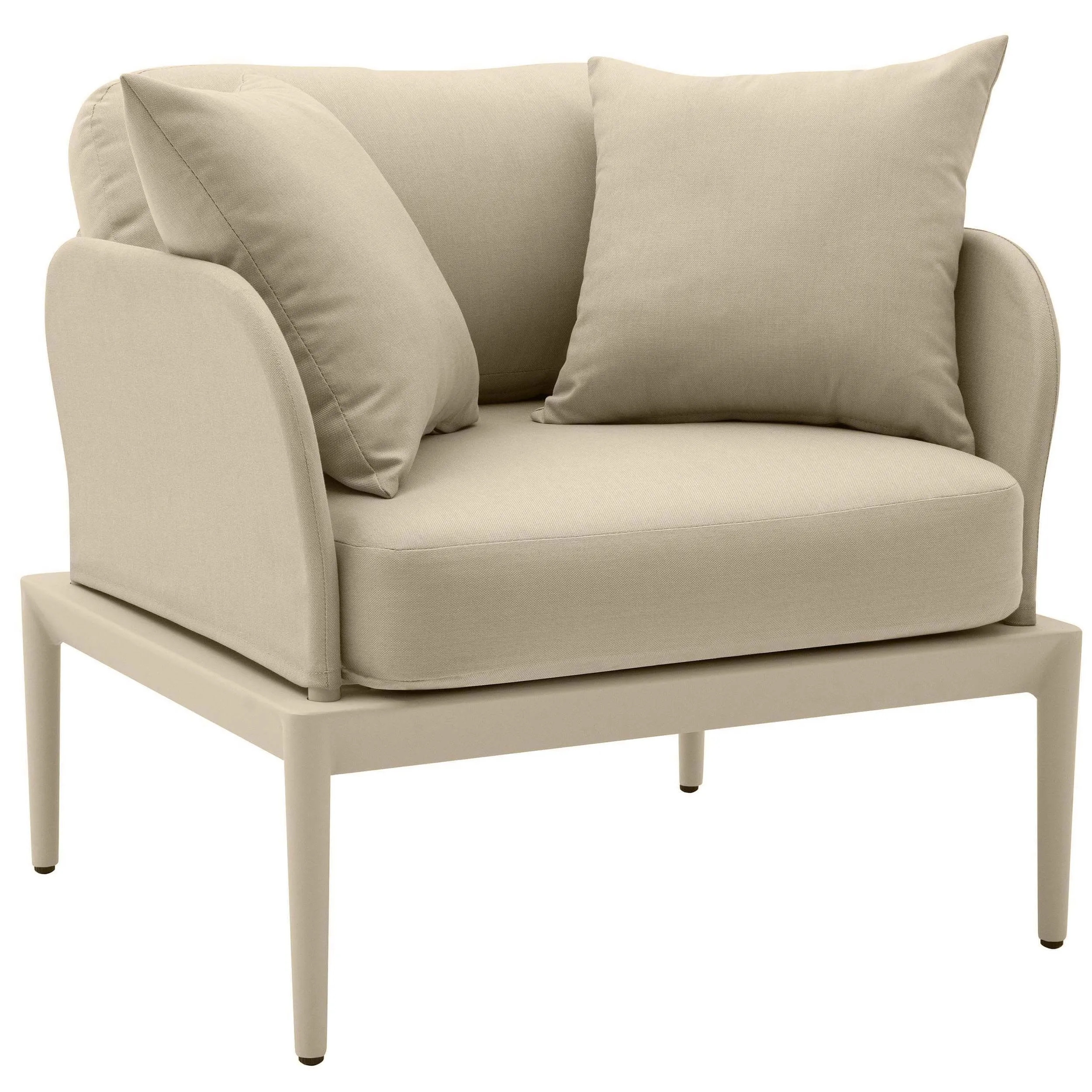 Kapri Outdoor Chair, Taupe