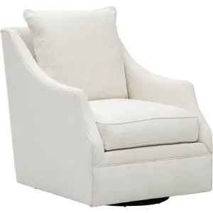 Kara Swivel Chair, Nomad Snow