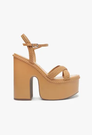 Karima Cutout Atanado Leather Sandal