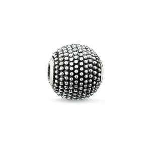 KARMA BEAD - STERLING SILVER KATHMANDU OXIDISED BEAD