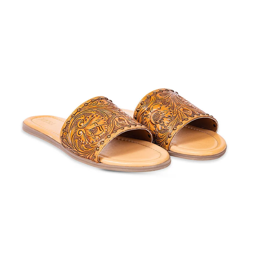 Kasandra Hand-Tooled Sandals