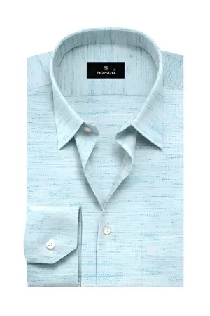 Kashmir - Sky Blue Formal Shirts for Men | Ariser