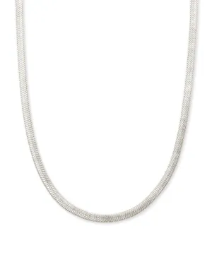 Kassie Chain Necklace in Silver by Kendra Scott