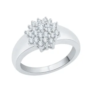 KATARINA 1/2 cttw Prong Set Cluster Diamond Ring