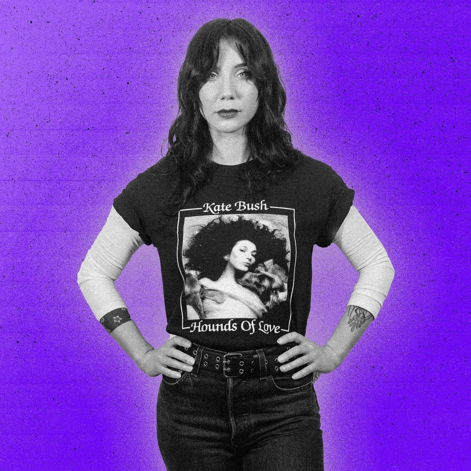 Kate Bush Hounds Of Love Slim Fit Tee