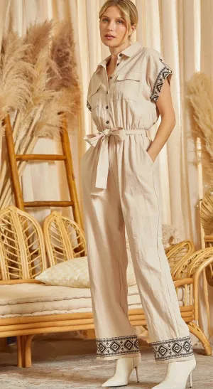 Kate Embroidered Jumpsuit