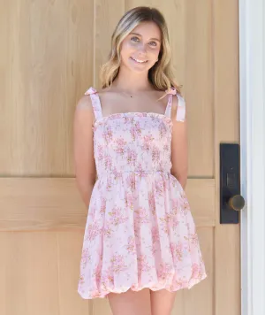 Katie J NYC Girls Pink Bouquet Penelope Dress