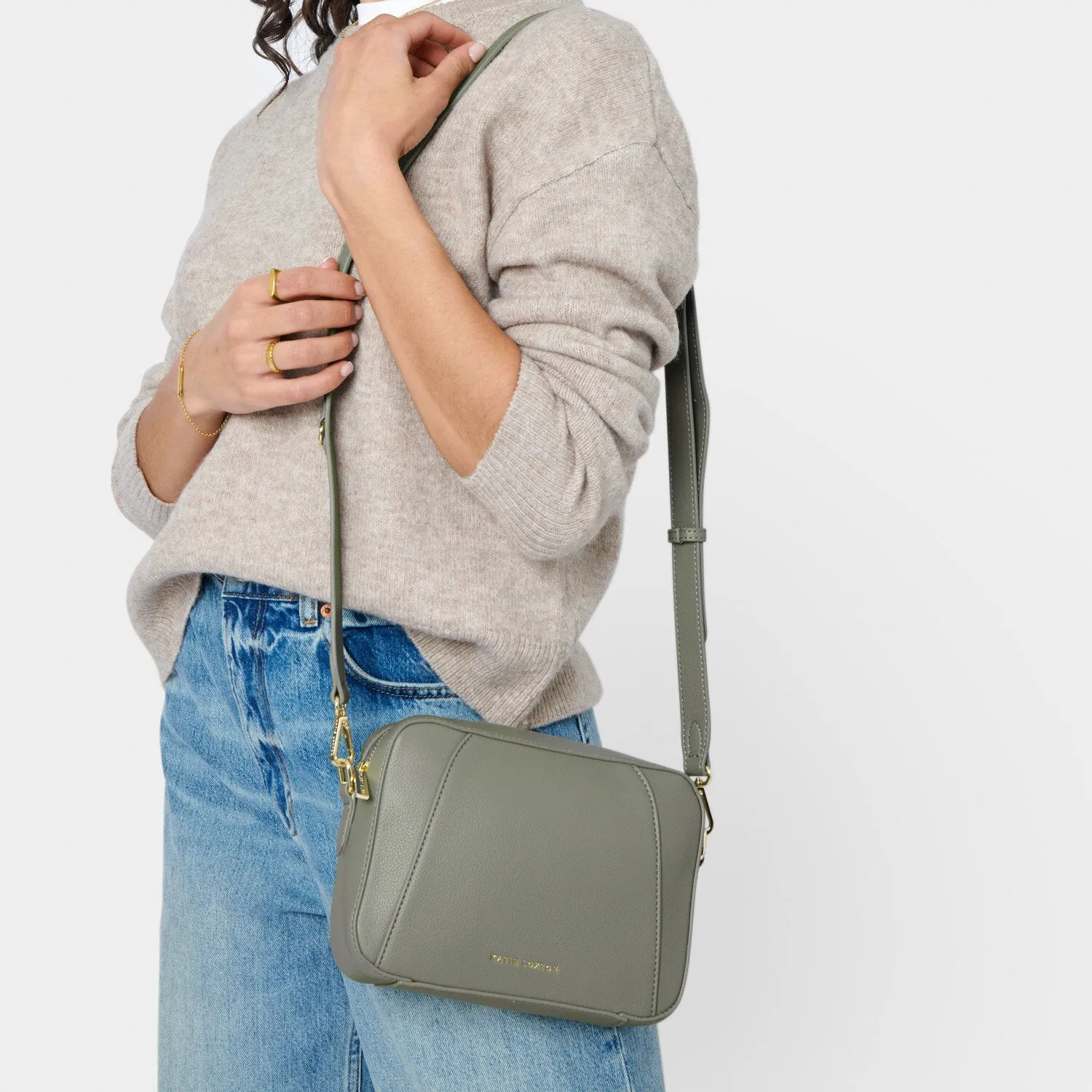 Katie Loxton Graphite Green Hana Crossbody Bag KLB616