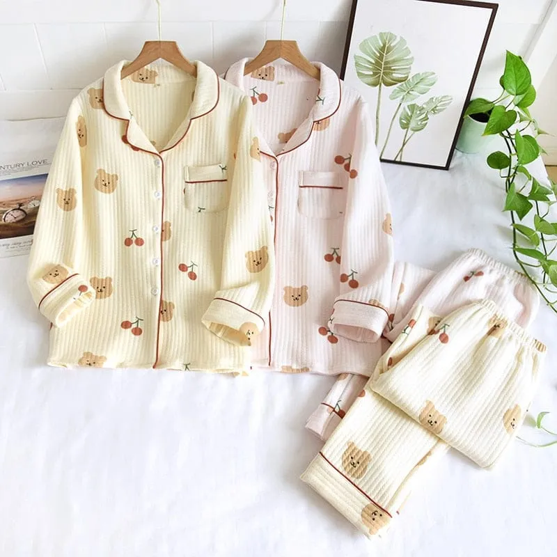 Kawaii Bear Korean Pyjamas