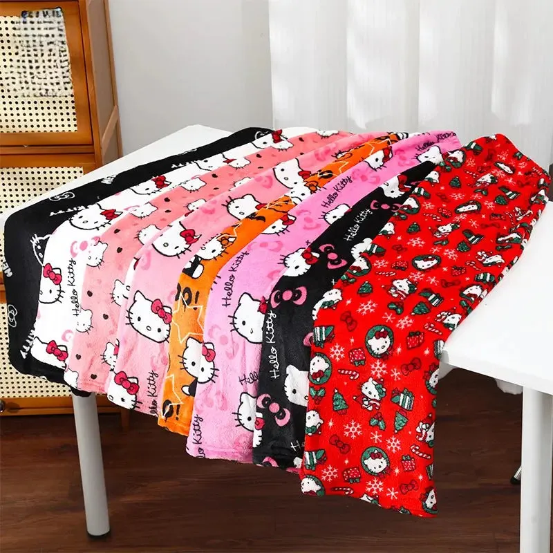 Kawaii Hello Kitty Plush Pajamas Pants