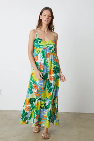 KAYLA PRINTED MAXI DRESS