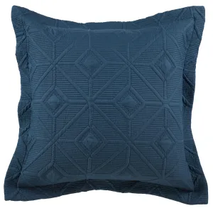 Kazimir Navy European Pillowcase by Bianca