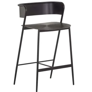 Keanu Counter Stool, Gunmetal