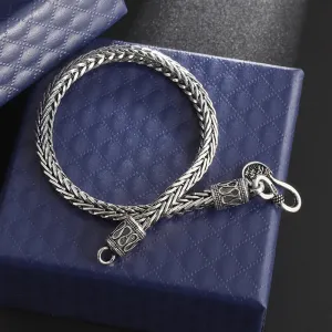 Keel Chain Metal Bracelet Men's Fashion Personality Punk Cool Motorcycle Rock Rider Jewelry Gift