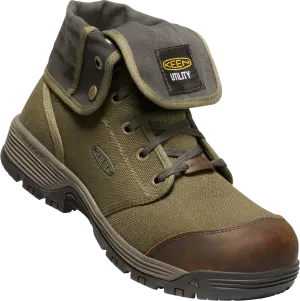 Keen 1026379 Men's CSA Roswell 8 in./6 in. Canvas Fold-Down Collar Light-Duty Safety Boots