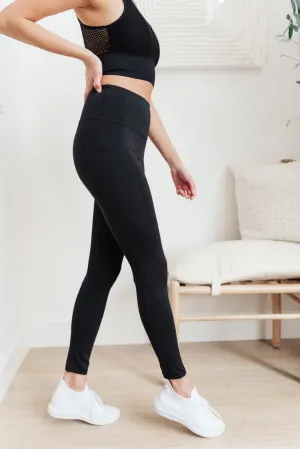 Keep Up Black Leggings