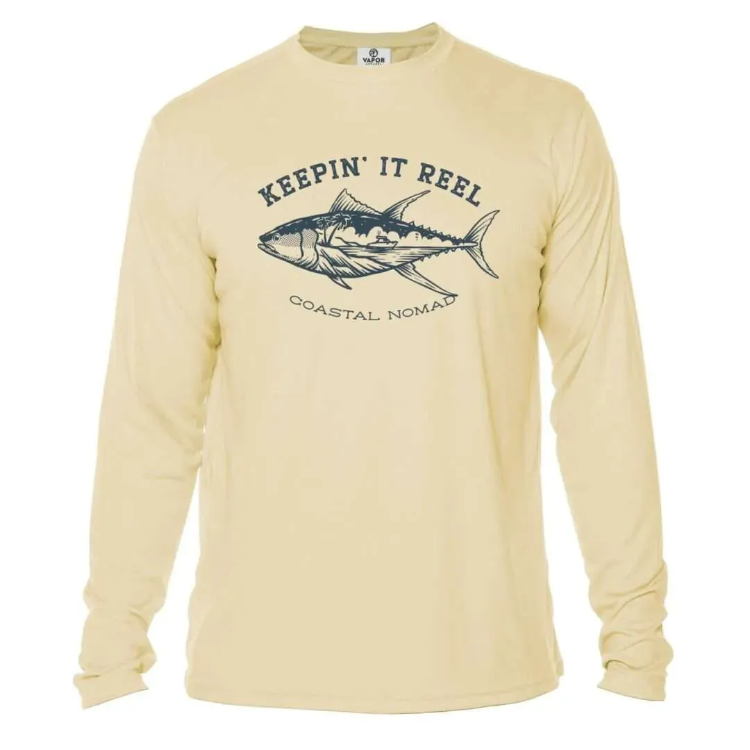 Keeping It Reel Fish Sun Shirt - Men UPF50 Graphic Tee