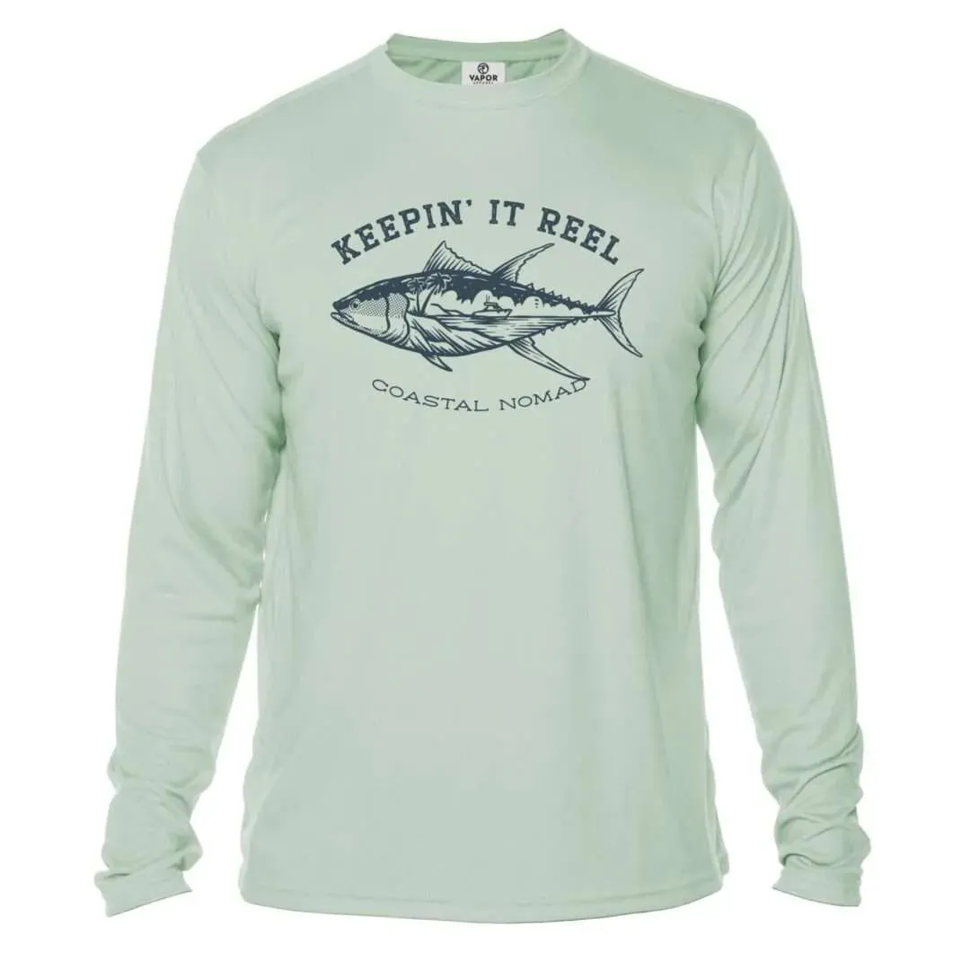 Keeping It Reel Fish Sun Shirt - Men UPF50 Graphic Tee