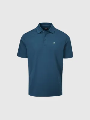 Keller Golf Polo Shirt In Farah Teal