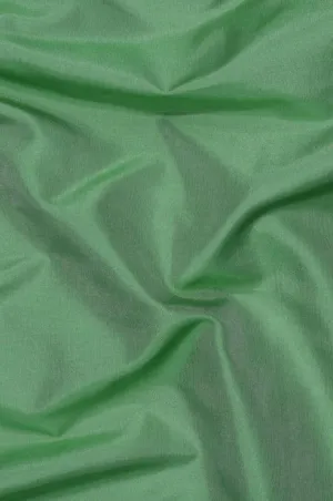 Kelly Green Light Taffeta Silk Fabric