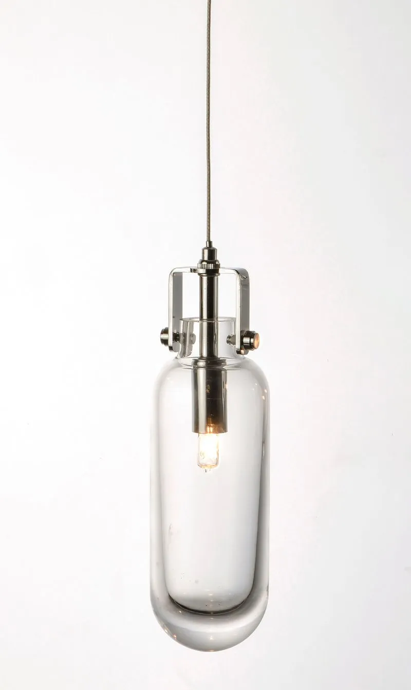 Kem 2.75" Single Light Pendant in Polished Chrome