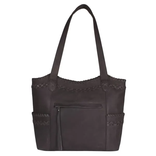 Kendall Lockable Leather Purse Tote