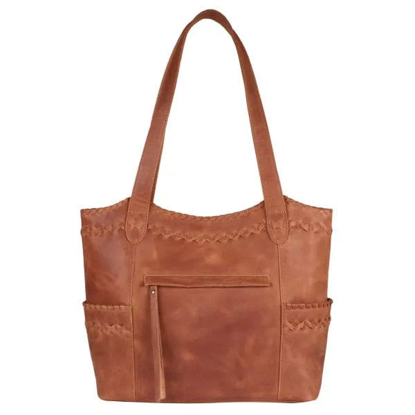 Kendall Lockable Leather Purse Tote