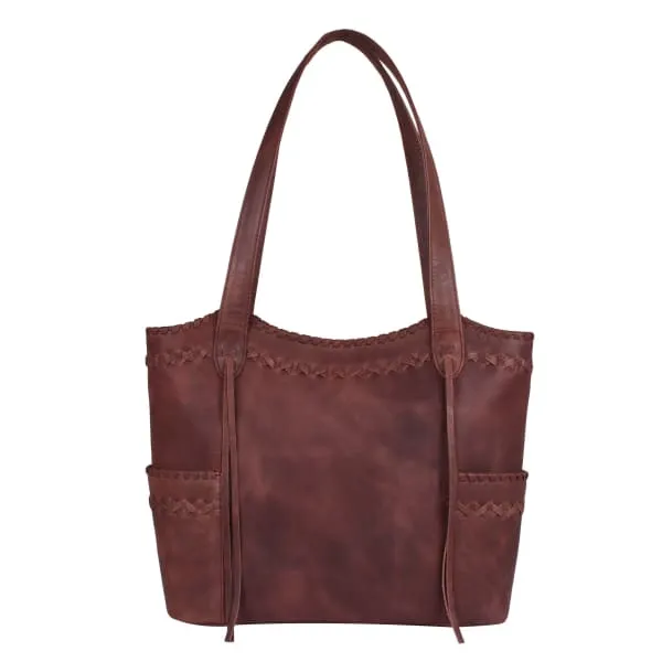 Kendall Lockable Leather Purse Tote