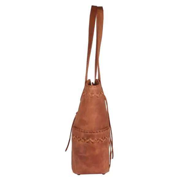 Kendall Lockable Leather Purse Tote