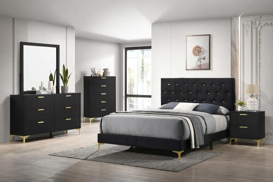 Kendall Tufted Panel Bed