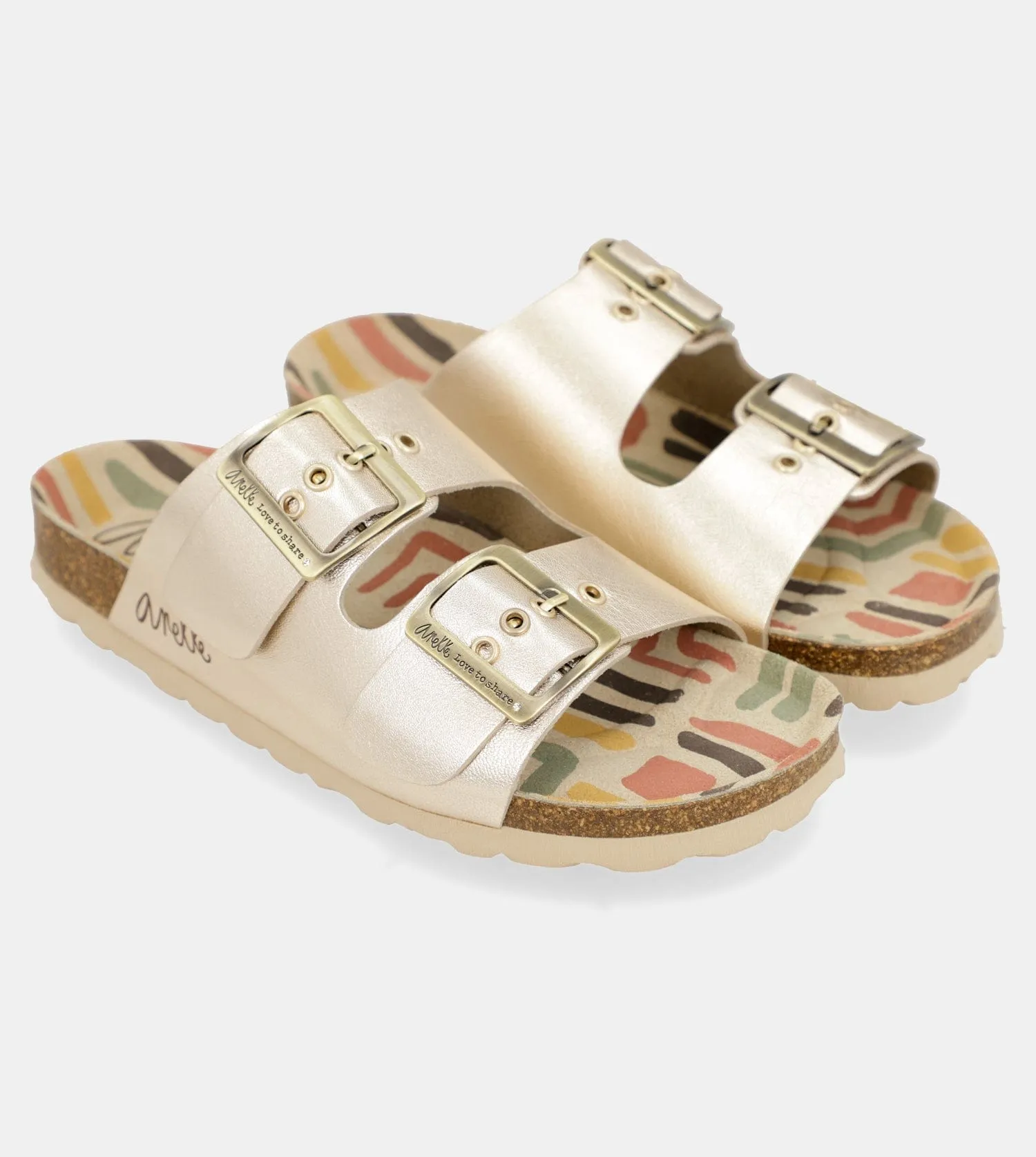 Kene gold women's bio sandals